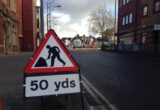 roadworks sign swindon